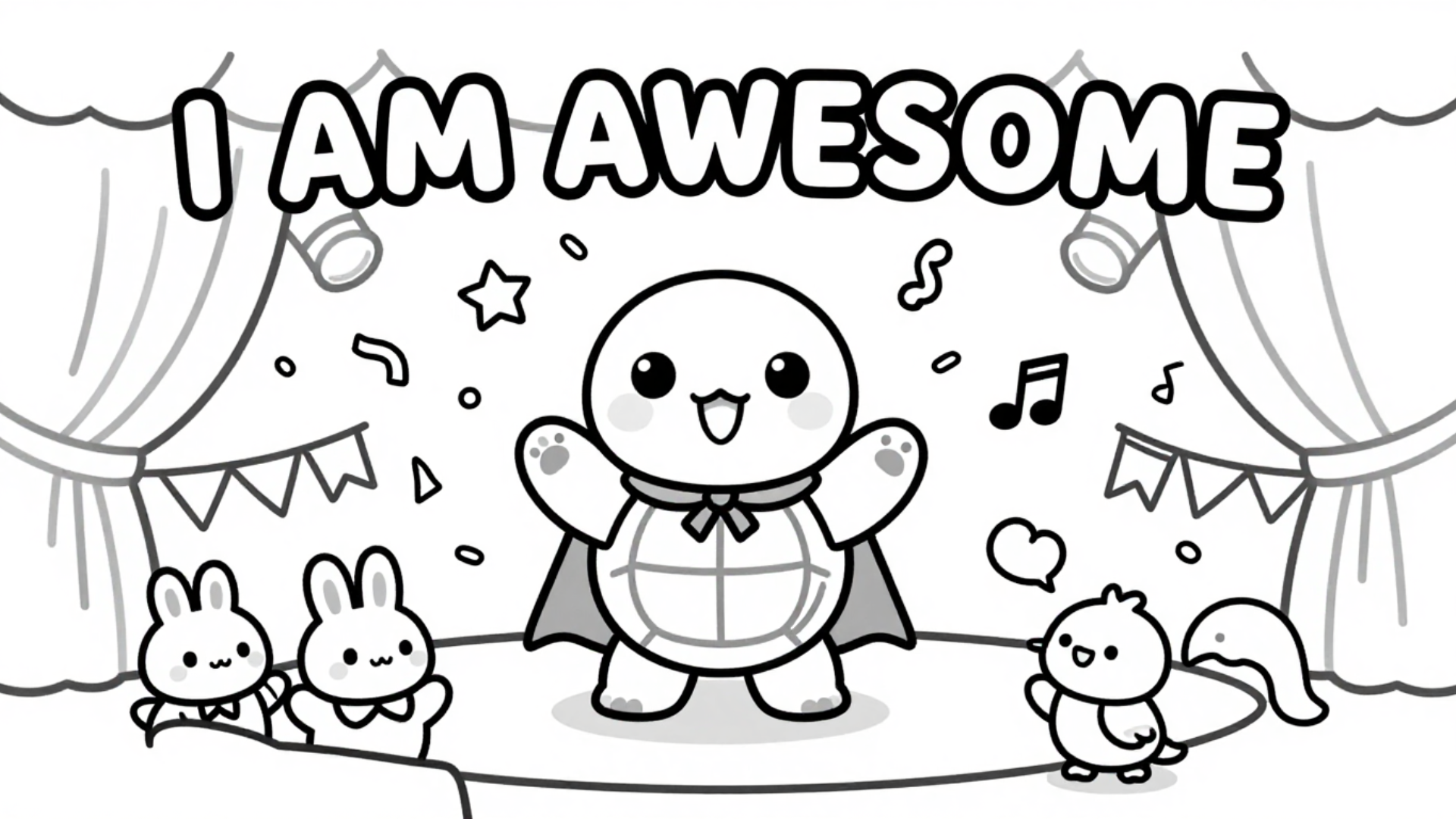 Pleasure 4 The Mind – Children's Positive Affirmation Colouring Book