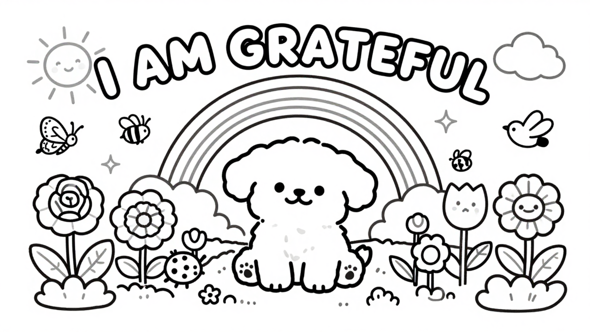 Pleasure 4 The Mind – Children's Positive Affirmation Colouring Book